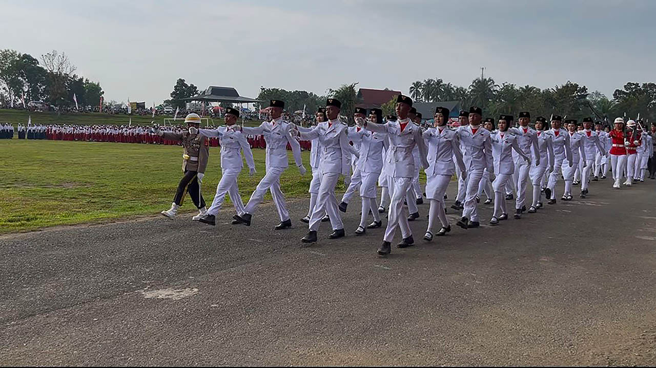Putra Putri PALI Sukses Kibarkan Sang Merah Putih di Momen HUT Kemerdekaan RI Ke-80