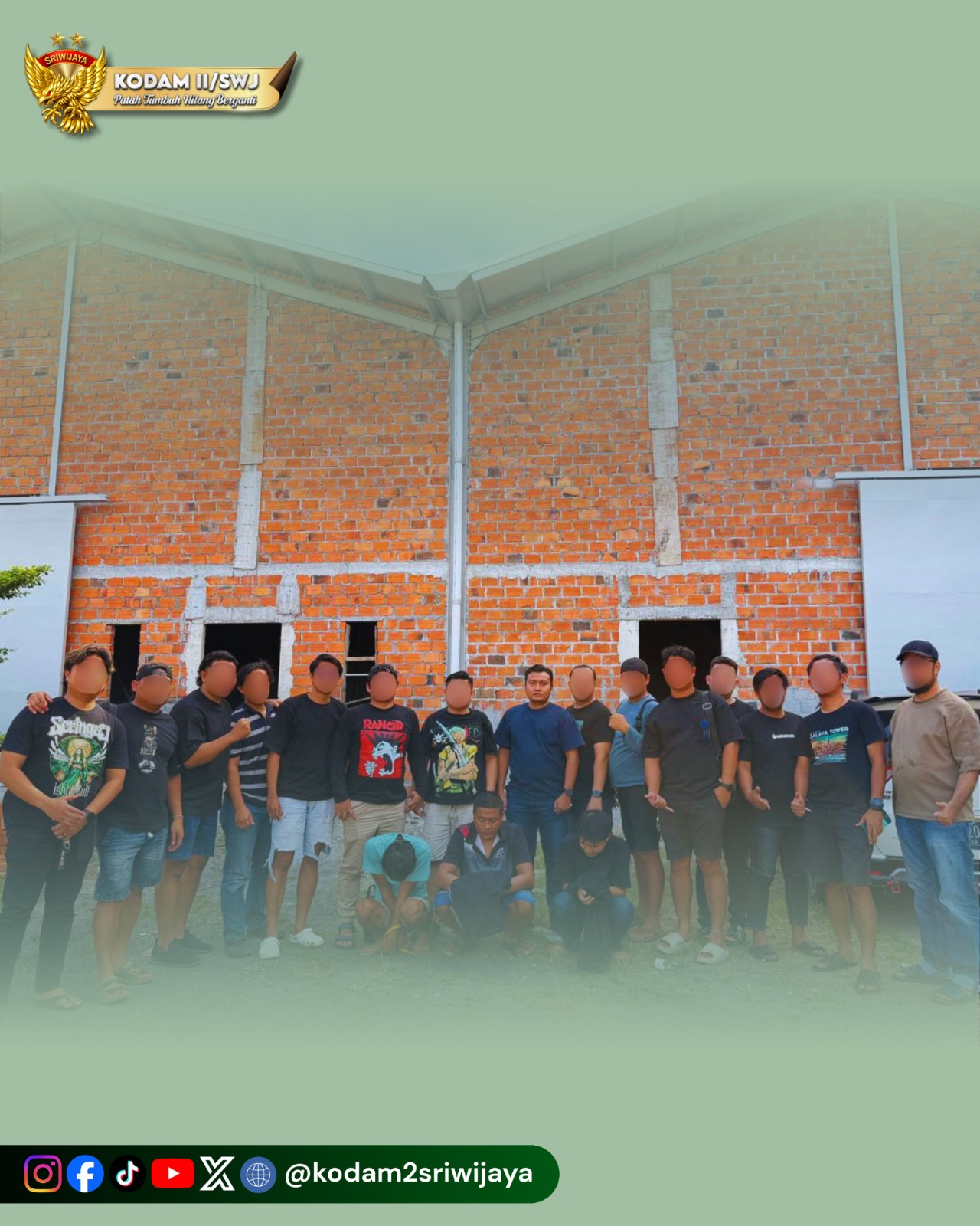 Satgas Deninteldam II/Sriwijaya, Ringkus 2 Terduga Pengedar Narkotika di Lahat