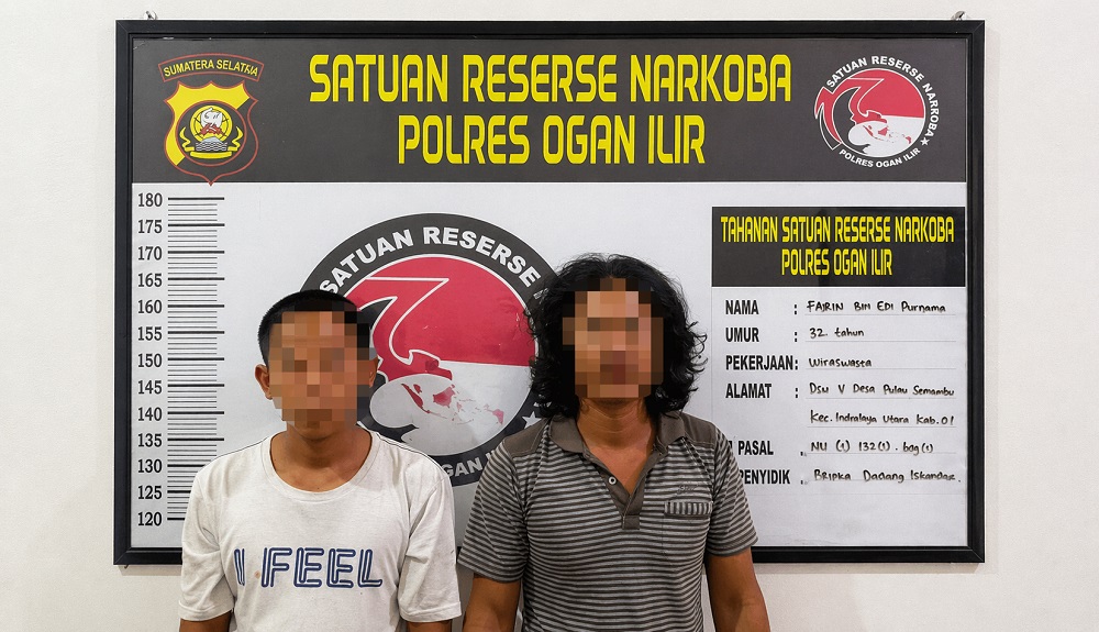 Dua Warga Pulau Semambu Pengedar Narkotika Ditangkap Polisi