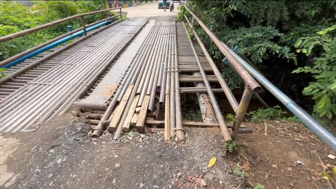 Jembatan PALI-Muba Rusak Serius, Akses Warga Terganggu