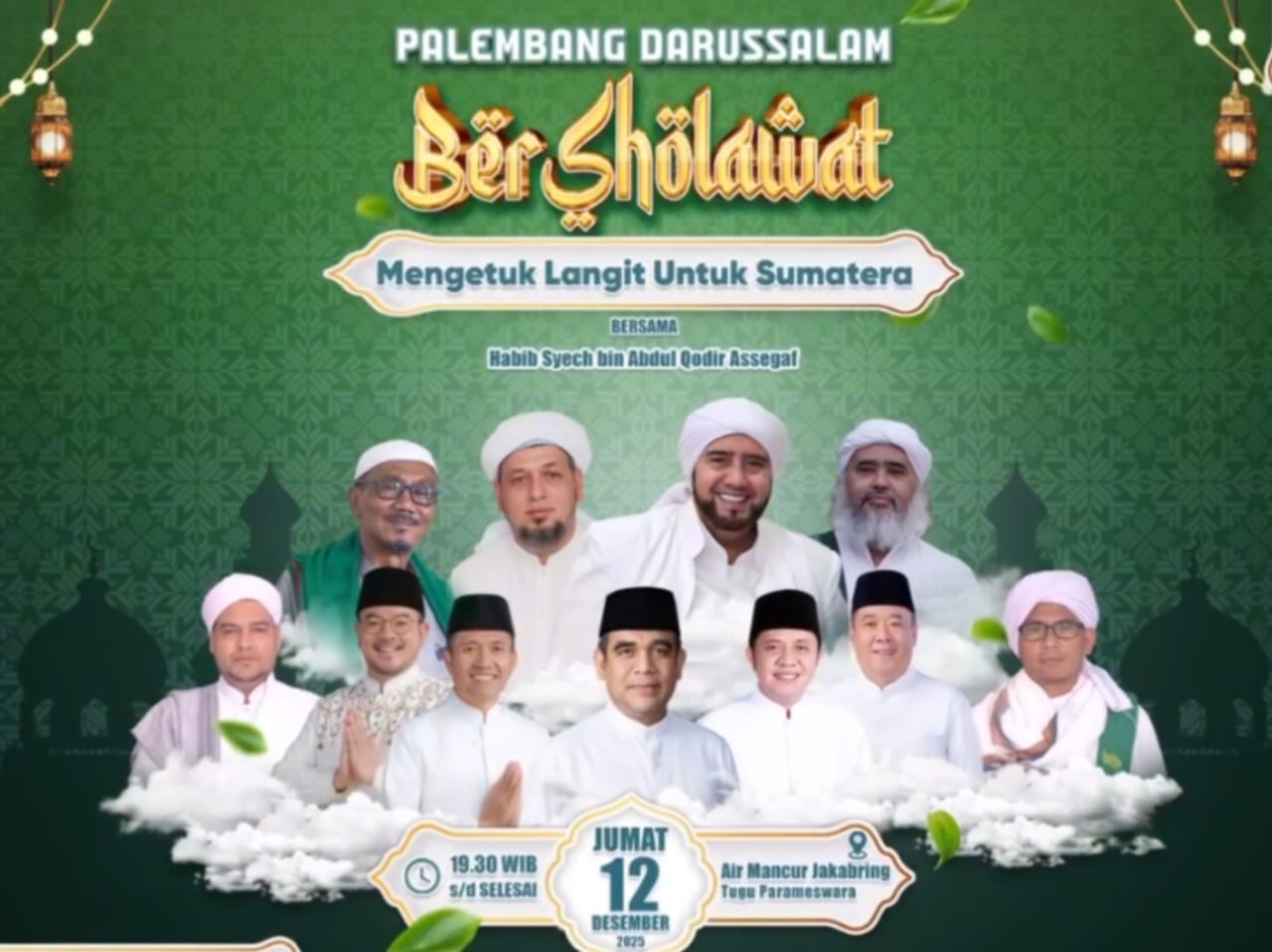 Walikota Ajak Warga Berpartisipasi di Palembang Darussalam Bersholawat 