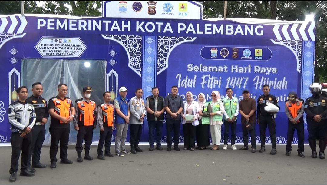 Sekda Palembang Cek Kesiapan Posko Lebaran, 500 Personel Disiapkan amankan Pemudik 