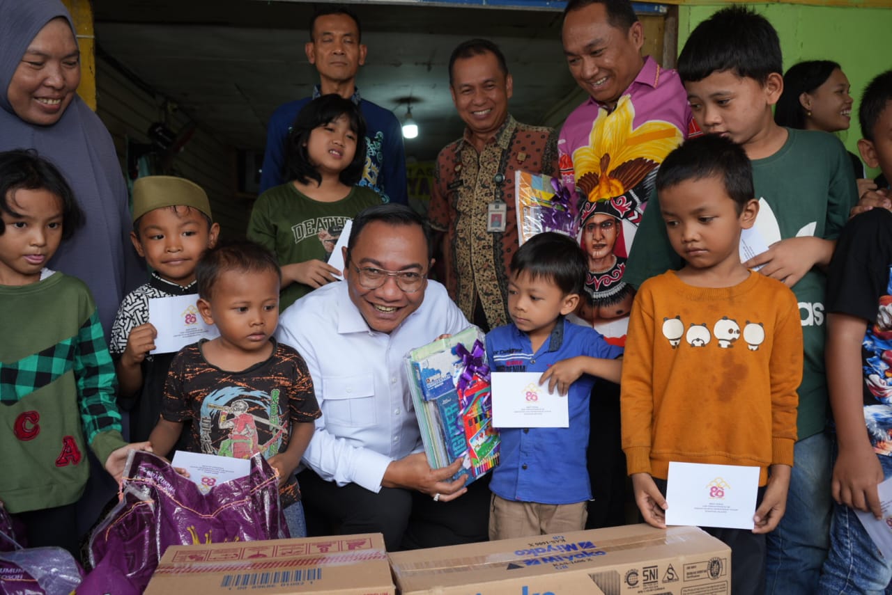 Kemenkum Peduli, Kemenkum Sumsel Gelar Bakti Sosial ke Panti Asuhan