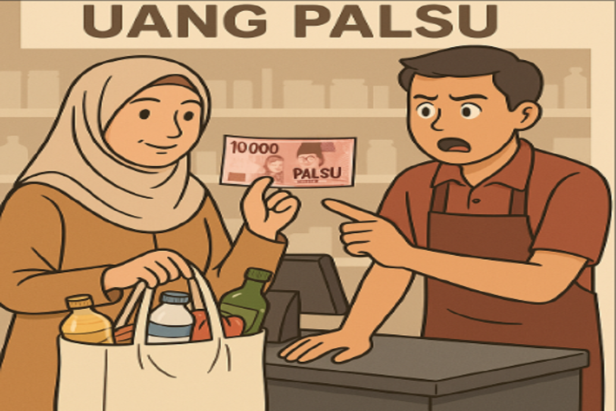 IRT Palembang Diamankan Diduga Belanja Gunakan Uang Palsu