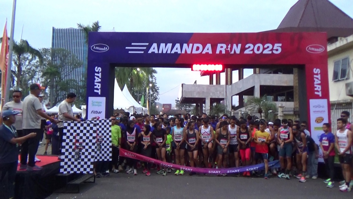 Ribuan Warga Palembang Meriahkan Amanda Run 2025