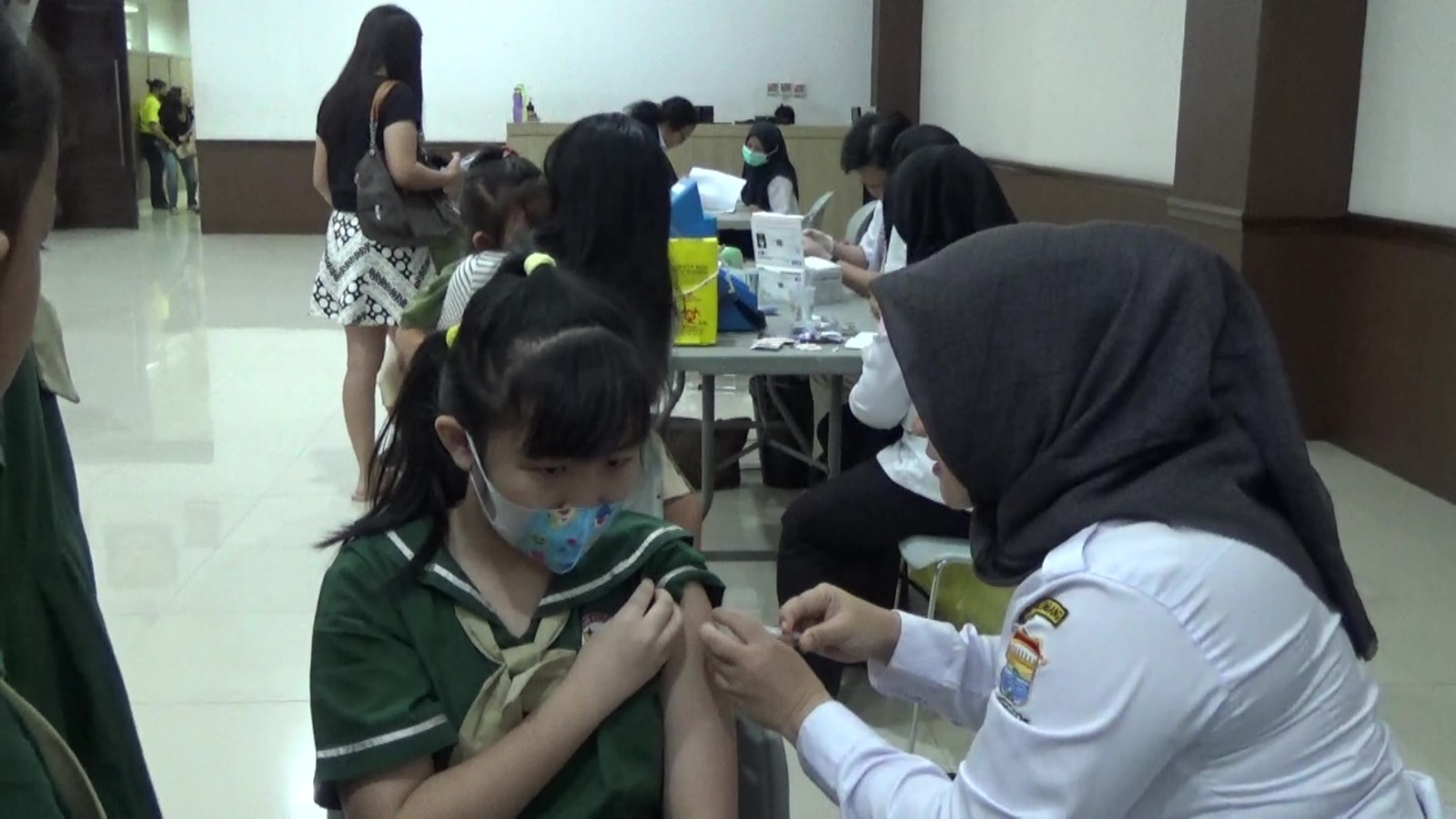 Sukseskan BIAS, Sekolah Palembang Harapan Gelar Imunisasi Siswa 