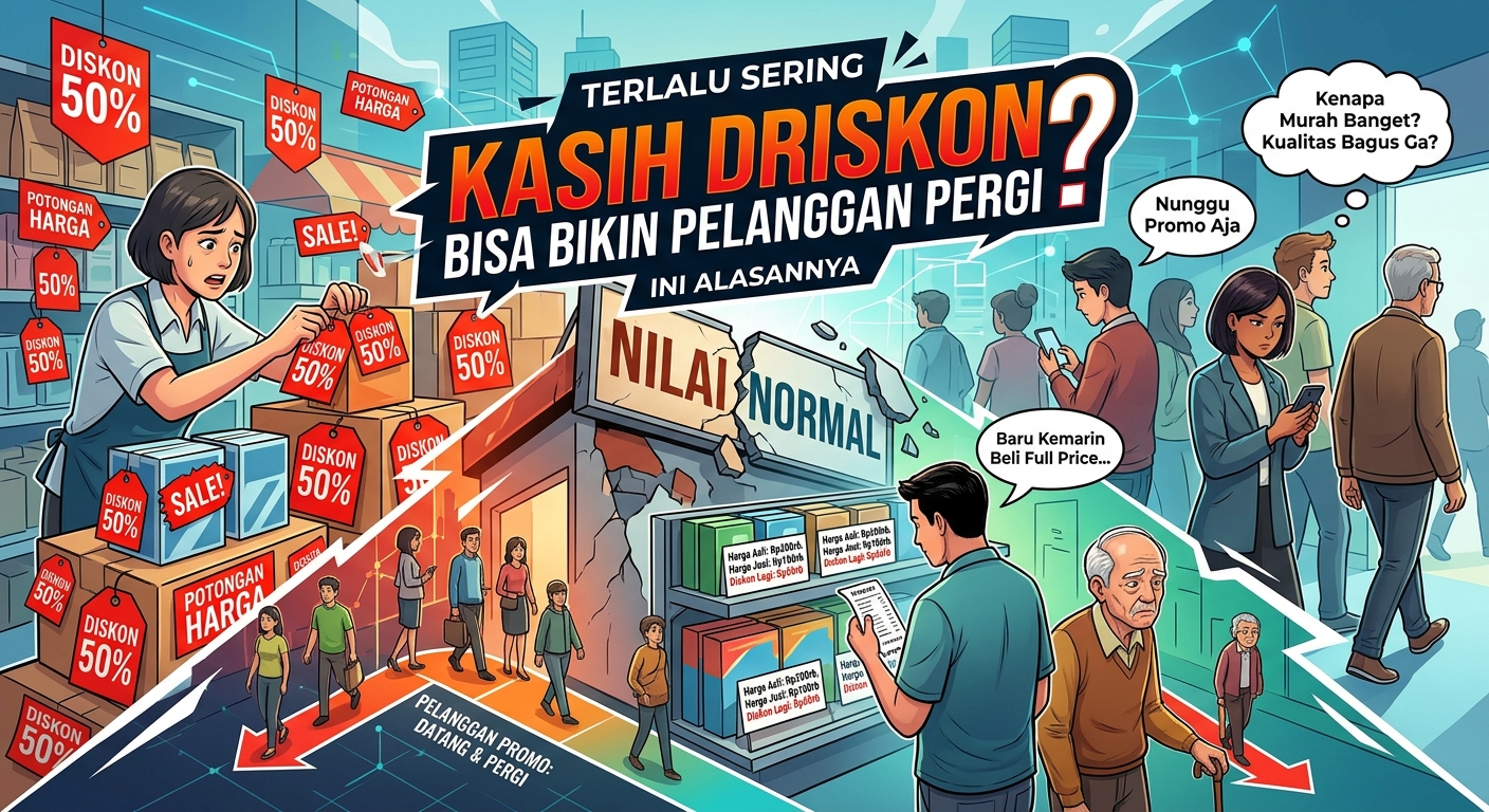 Terlalu Sering Kasih Diskon Bisa Bikin Pelanggan Pergi, Ini Alasannya!