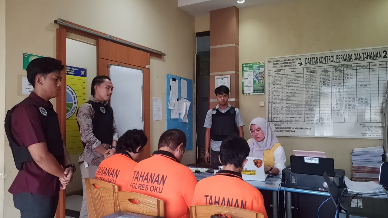 Berantas Narkoba, Polres OKU Amankan Tiga Bandar Ganja di Dua Lokasi Berbeda