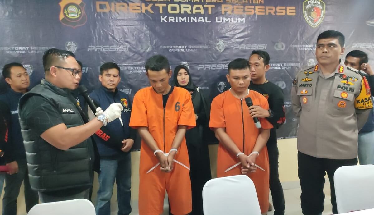 Terungkap! 2 Tersangka Begal Sadis di Tanjung Senai Ogan Ilir Ternyata Pernah Satu Sel di Lapas Muara Enim