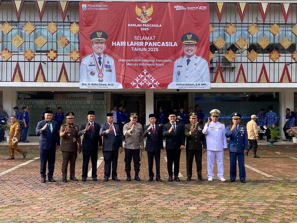 Peringati Hari Lahir Pancasila, Walikota Palembang Ajak Mengejawantahkan Nilai Pancasila