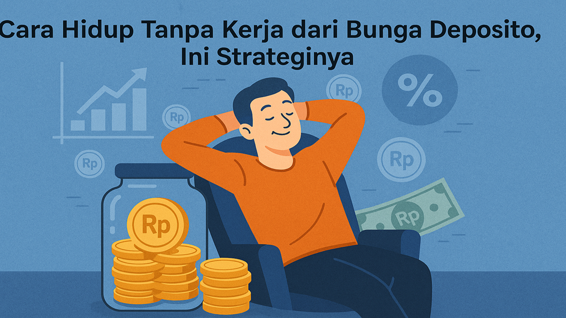 Hidup Mengandalkan Bunga Deposito, Ini Strateginya
