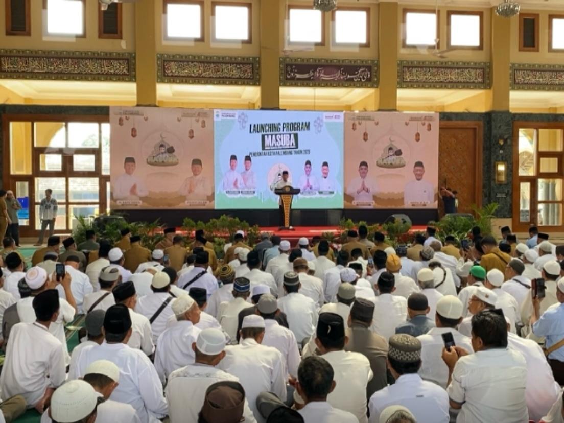 Walikota Palembang Ratu Dewa Resmi Melaunching Program MASUBA