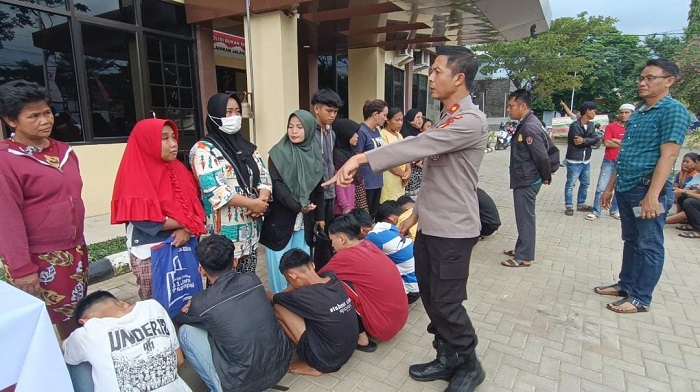 10 Remaja Hendak Tawuran di Wilayah Hukum Polsek SU I Diajak 'Berwisata' ke Sel Tahanan Polrestabes Palembang