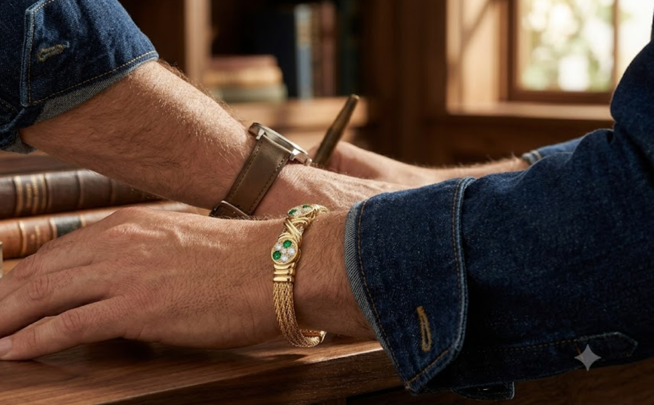 Gelang Emas Pria Terbaik, Aksesori Elegan untuk Menunjang Penampilan
