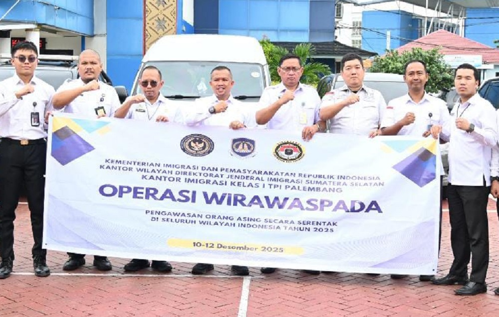 Perkuat Pengawasan, Kanim Palembang Gelar Operasi Serentak Wirawaspada