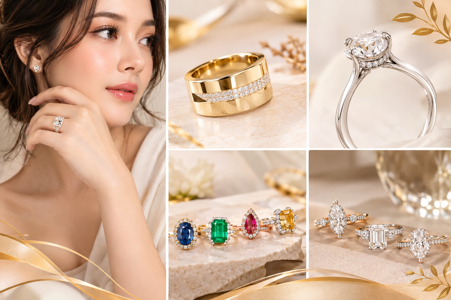 Tren Perhiasan Cincin 2026  Desain Unik dan Elegan yang Makin Memikat
