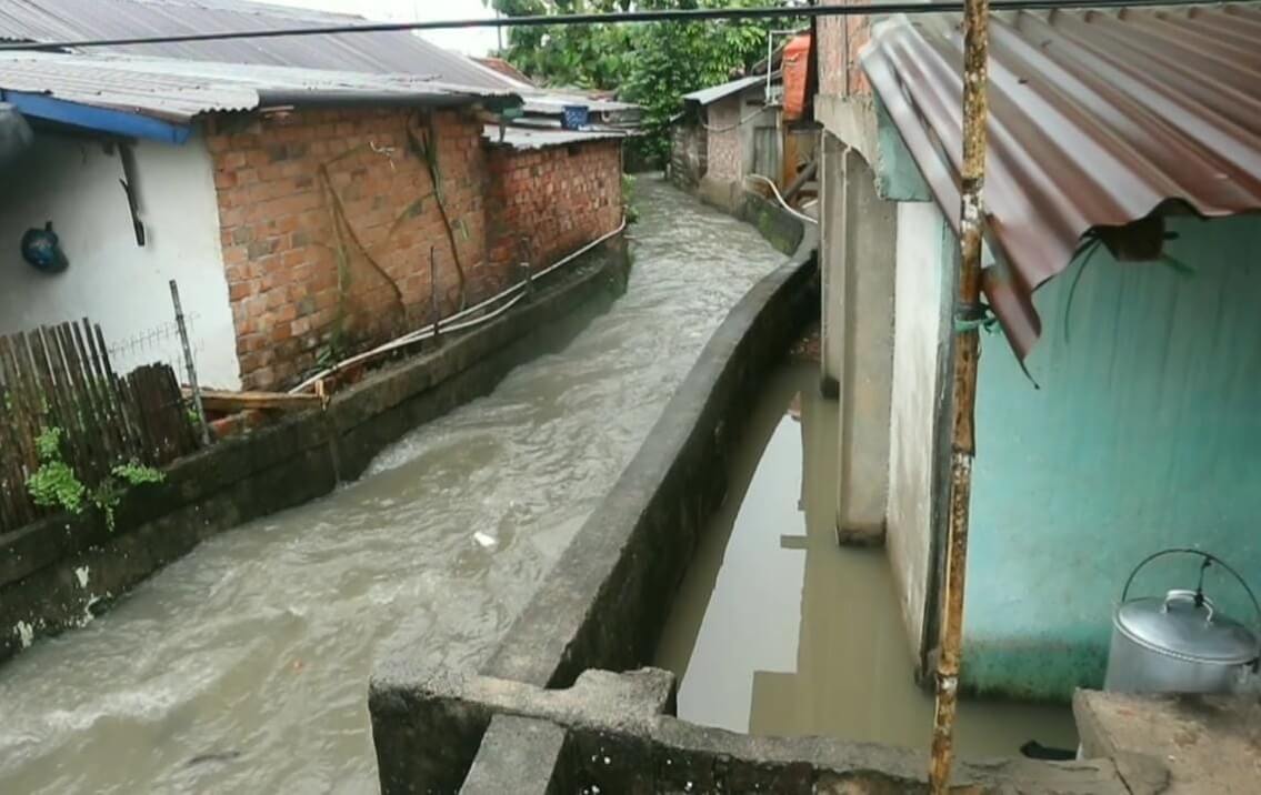 Hujan Semalaman, Puluhan Rumah di Prabumulih Terendam Banjir