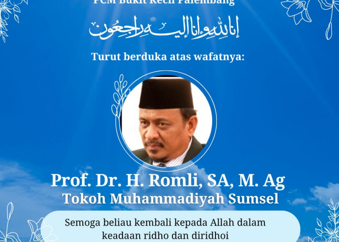 Prof Dr Romli, Mantan PW Muhammadiyah Sumsel Wafat