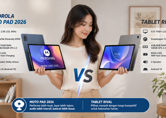 Motorola Moto Pad 2026 vs Tablet Rival: Mana yang Lebih Menarik di Kelas Menengah?