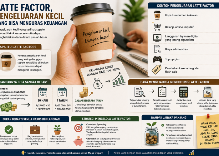 Latte Factor, Pengeluaran Kecil yang Bisa Menguras Keuangan