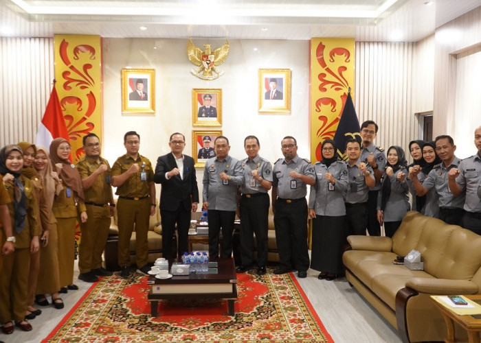 Kanwil Kemenkum Sumsel Terima Audiensi Karo Hukum dan HAM Pemprov Sumsel