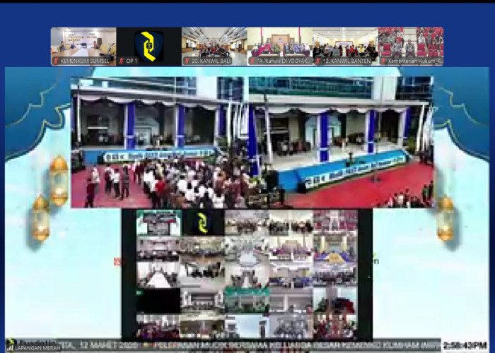 Kemenkum Sumsel Ikuti Pelepasan Mudik Bersama Idul Fitri 1447 H, Siap Sambut Peserta Tujuan Palembang