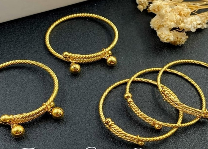 5 Inspirasi Gelang Emas Bayi Perempuan Terbaru 2026, Cocok Buat Bayi