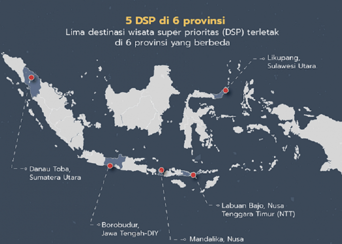 Ini 5 Destinasi Super Prioritas di Indonesia