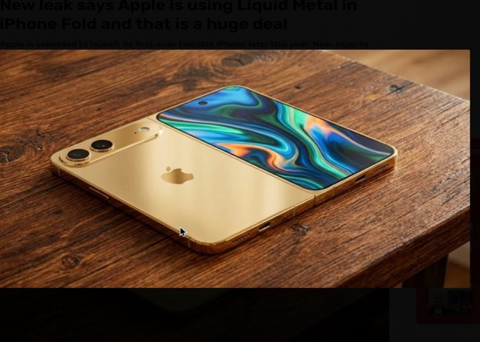 Bocoran Baru Sebut Apple Gunakan Liquid Metal di iPhone Fold, Ini Jadi Hal Besar