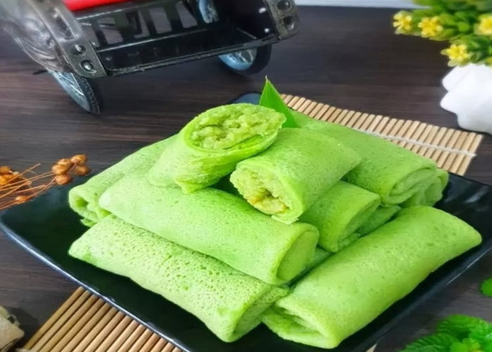 Dadar Gulung Srikaya Khas Palembang, Manis dan Lembut Menggoda Selera