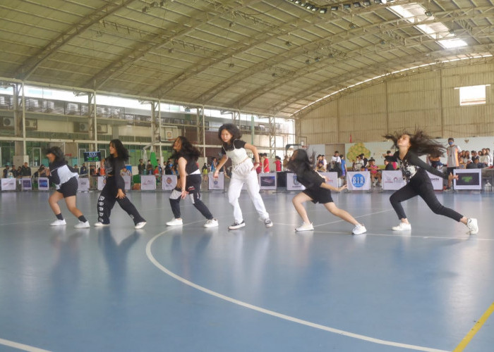 Kontes Modern Dance Meriahkan 3x3 Junior Palembang PALTV Basketball Championship