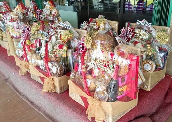 Jelang Natal dan Tahun Baru, Penjualan Parcel di Palembang Mulai Meningkat