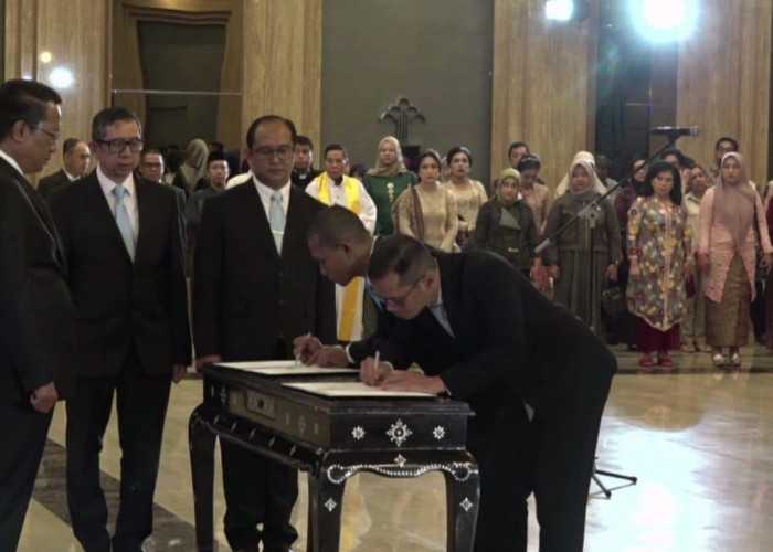 Kadiv PPPH Sumsel Dilantik, Menteri Hukum Tegaskan Integritas