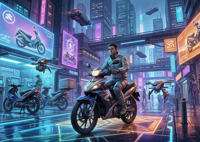 Motor yang Kurang Laku Meski Desain Futuristik