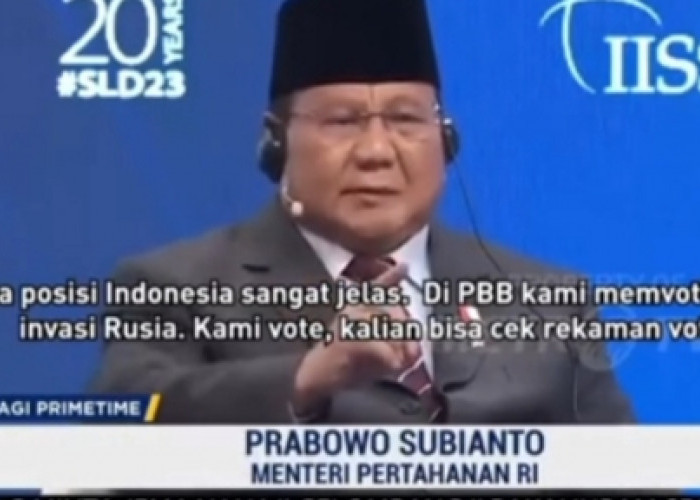 Tegas! Ini Jawaban Prabowo Indonesia Dituding Pro Rusia