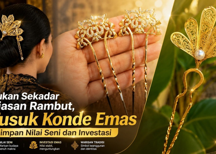 Pesona Abadi Tusuk Konde Emas, Anggun dan Sarat Nilai Budaya