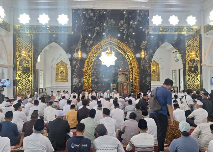 Gubernur Sumsel Resmikan Masjid Al-Anshor, Pusat Dakwah dan Ibadah Megah di Palembang