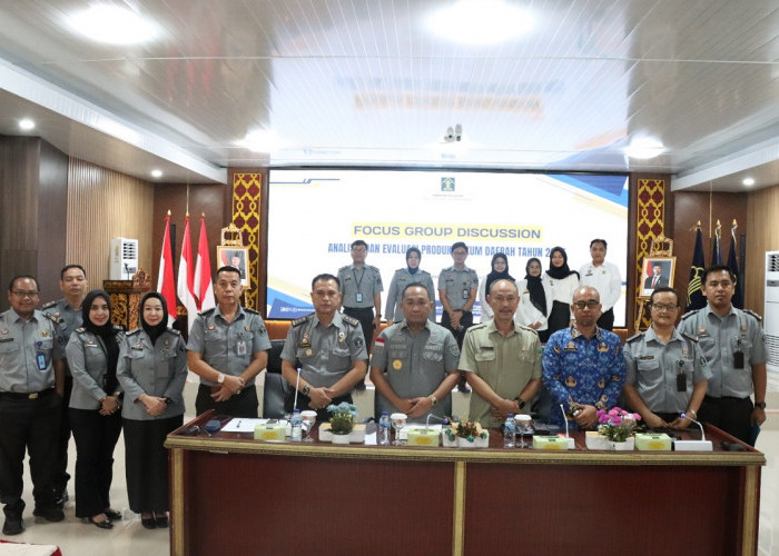 Kemenkum Sumsel Gelar FGD Evaluasi Produk Hukum Penanggulangan Karhutla dan Pengelolaan Pemakaman