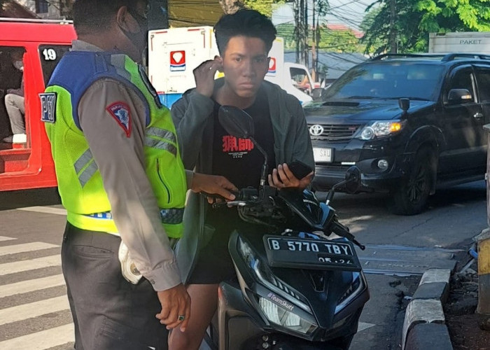 Hari Kedua Operasi Patuh di Bogor,  411 Pengendara Ditilang Mayoritas Tak  Pakai Helm
