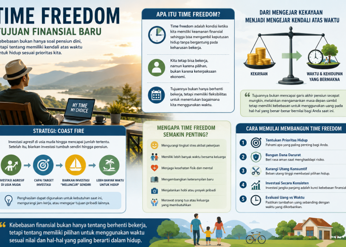 Time Freedom, Tujuan Finansial Baru yang Mulai Menggeser Tren Pensiun Dini