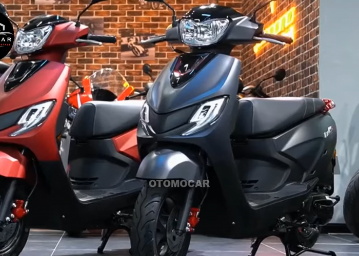 Suzuki Luncurkan Skutik Retro Modern LED 110, Saingan Baru Honda Scoopy?