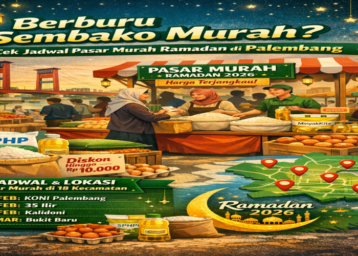 Berburu Sembako Murah? Cek Jadwal Pasar Murah Ramadan di Palembang