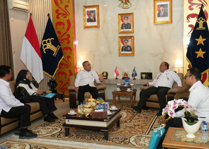 Kanwil Kemenkum Sumsel Terima Audiensi Direktur Pidana Ditjen AHU Terkait Layanan E-Grasi