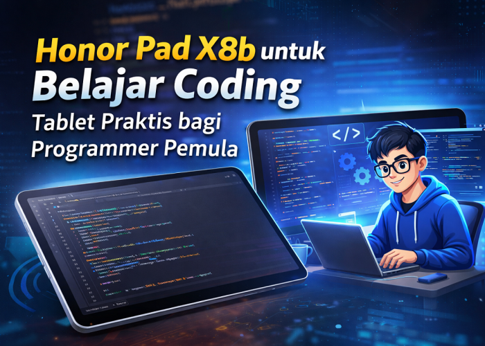 Honor Pad X8b untuk Belajar Coding, Tablet Praktis bagi Programmer Pemula