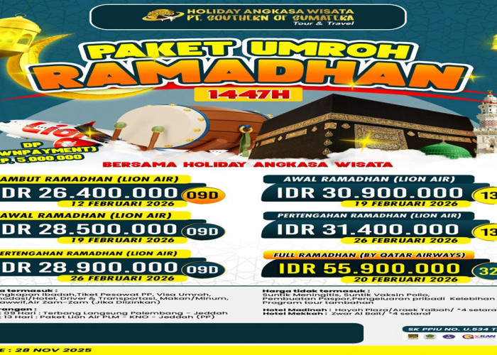 Pahala Berlipat di Bulan Suci, Harga Umroh Ramadhan Holiday Angkasa Wisata 2026 