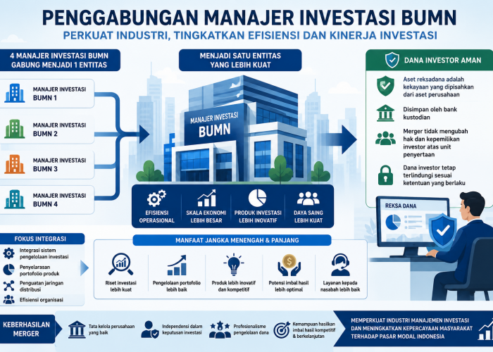 Penggabungan Manajer Investasi BUMN Berpotensi Tingkatkan Efisiensi dan Kinerja Investasi