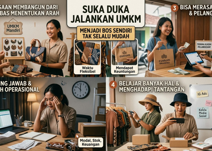 Jadi Bos Sendiri Tak Selalu Mudah, Ini Suka Duka Menjalankan UMKM
