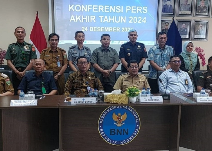 BNNP Sumsel Ungkap Belasan Kasus dengan Puluhan Kilogram Barang Bukti Sabu dan Ganja Sepanjang 2024