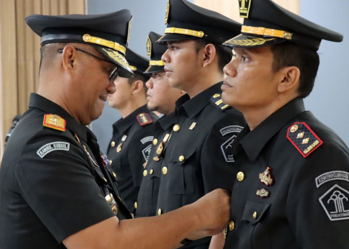 Kepala Kanwil Kemenkumham Sumsel Ilham Djaya Lantik 7 Pejabat Manajerial dan Nonmanajerial