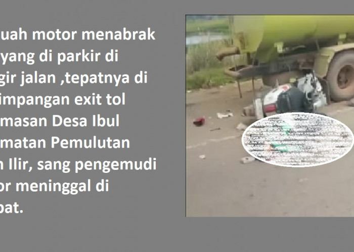 Tragis, Pengendara Motor Tewas Tabrak Truk Parkir di Pinggir Jalan